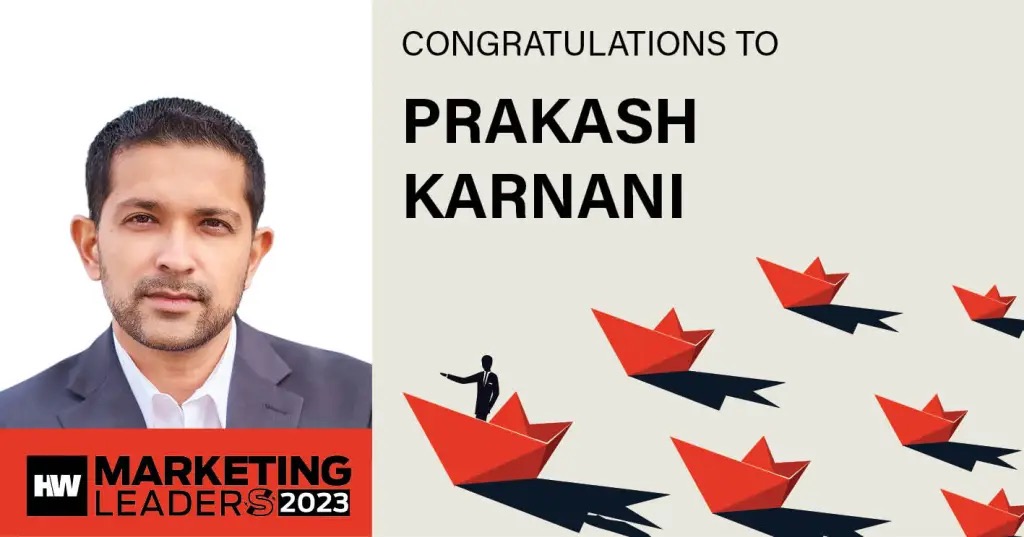 Prakash Karnani 2023 HousingWire Marketing Leaders award winner banner